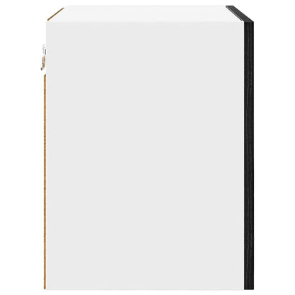 Hangkast met plank Riga 2 pcs Zwarte Eik en Wit 40 x 31 x 40 cm