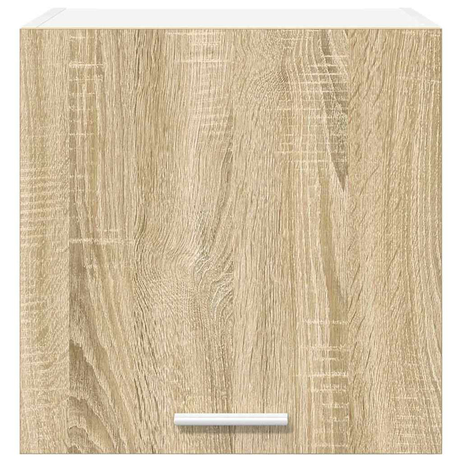 Hangkast met plank Riga 2 pcs Sonoma Eik en Wit 40 x 31 x 40 cm