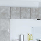 Wall Cabinet Concrete Grey and White 40 x 31 x 40 cm Engineered Wood