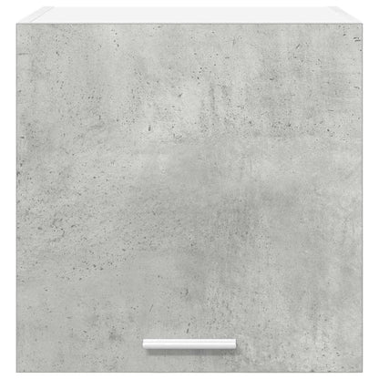 Hangkast Riga Beton Grijs en Wit 40 x 31 x 40 cm Bewerkt hout