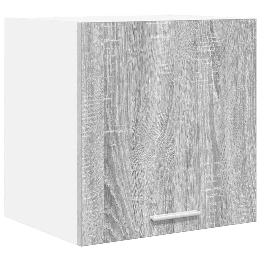Hangkast Grijs Sonoma en Wit 40 x 31 x 40 cm Bewerkt hout