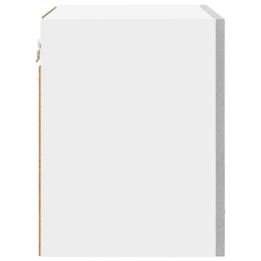 Hangkast Riga 2 pcs Grijs Sonoma en Wit 40 x 31 x 40 cm
