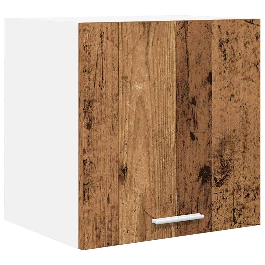 Hangkast Riga Oude Hout en Wit 40 x 31 x 40 cm Bewerkt hout