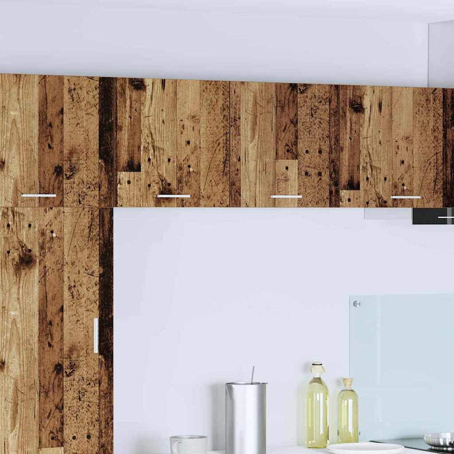 Hangkast met plank Riga 2 pcs Oude Hout en Wit 40 x 31 x 40 cm