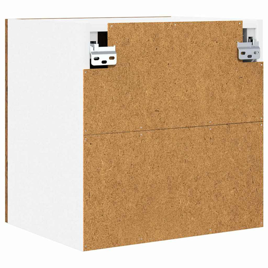Hangkast met plank Riga 2 pcs Oude Hout en Wit 40 x 31 x 40 cm