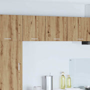 Hangkast 40x31x40 cm bewerkt hout ambachtelijk eik wit