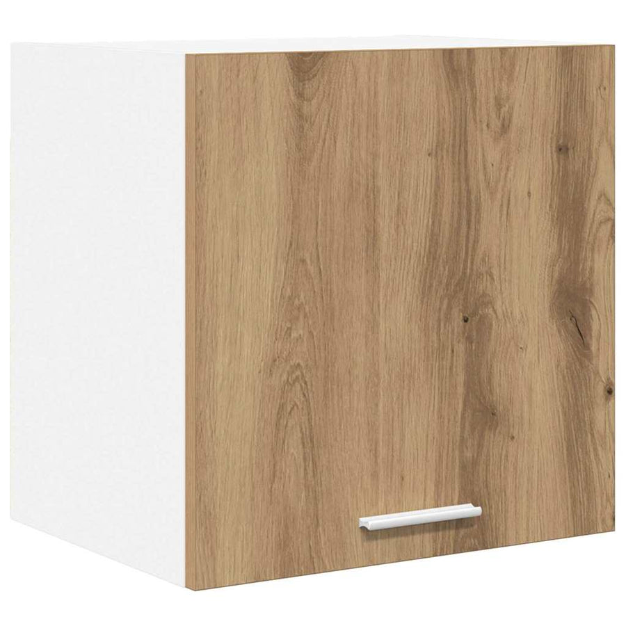Hangkast Riga 2 pcs Ambachtelijke Eik en Wit 40 x 31 x 40 cm