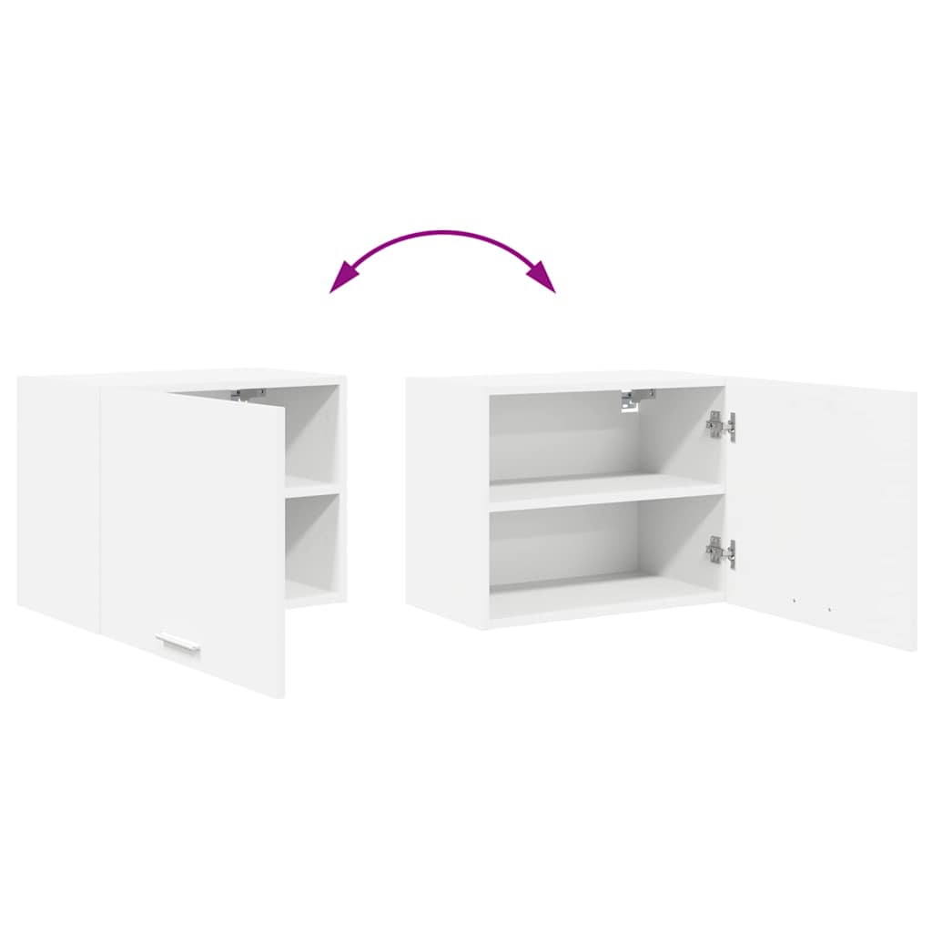 Hangkast met plank Riga Wit 50 x 31 x 40 cm Bewerkt hout