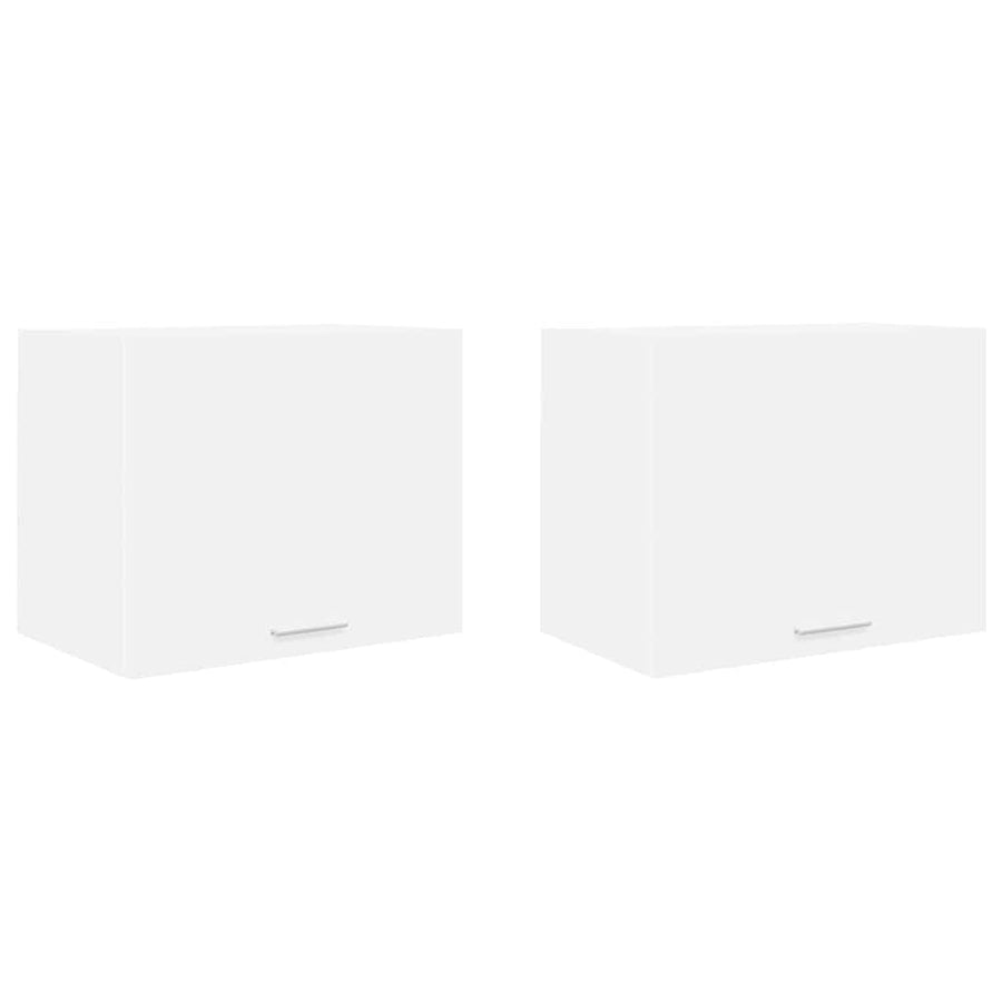 Hangkast met plank Riga 2 pcs Wit 50 x 31 x 40 cm Bewerkt hout