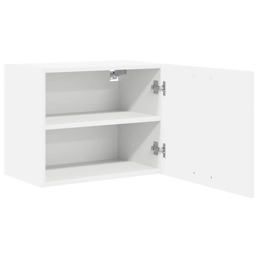 Hangkast met plank Riga 2 pcs Wit 50 x 31 x 40 cm Bewerkt hout