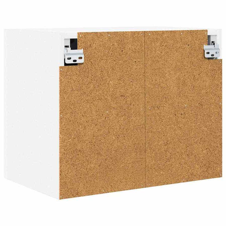 Hangkast met plank Riga 2 pcs Wit 50 x 31 x 40 cm Bewerkt hout
