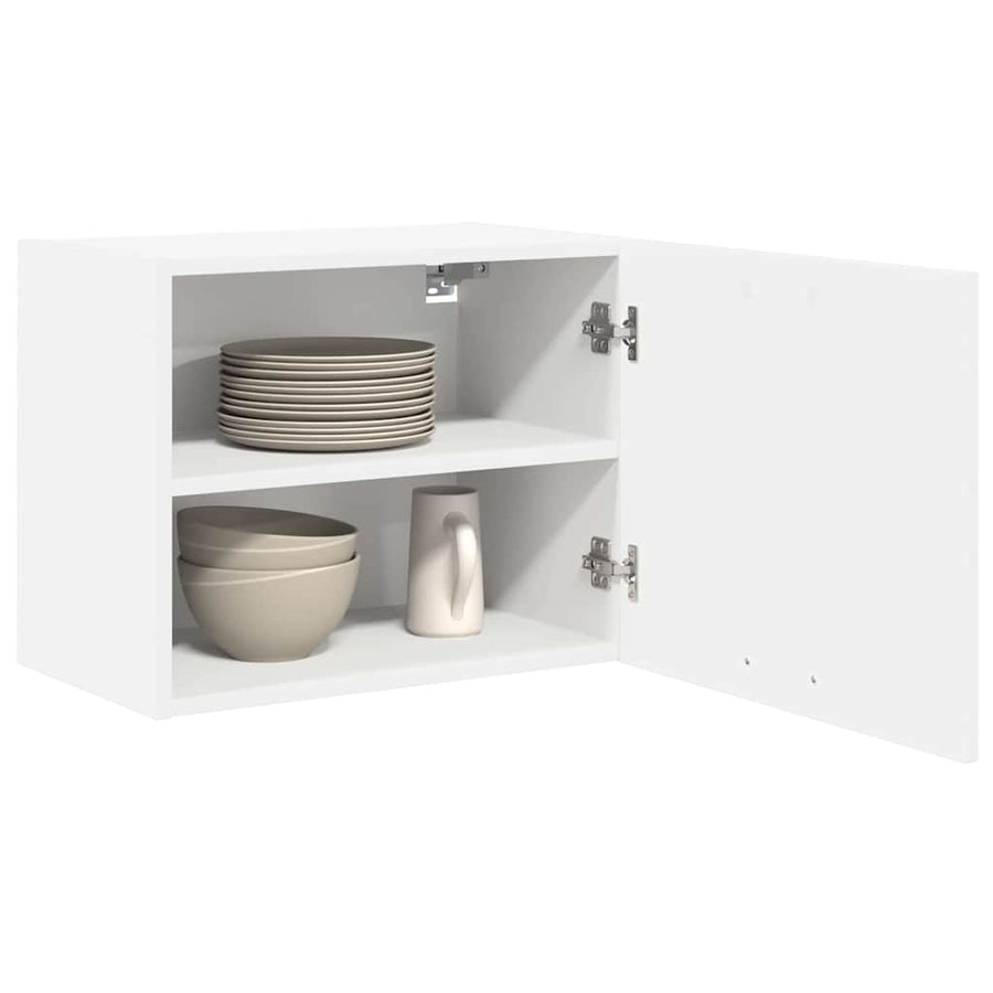 Hangkast met plank Riga 2 pcs Wit 50 x 31 x 40 cm Bewerkt hout