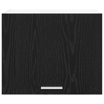 Hangkast Riga Zwarte Eik en Wit 50 x 31 x 40 cm Bewerkt hout