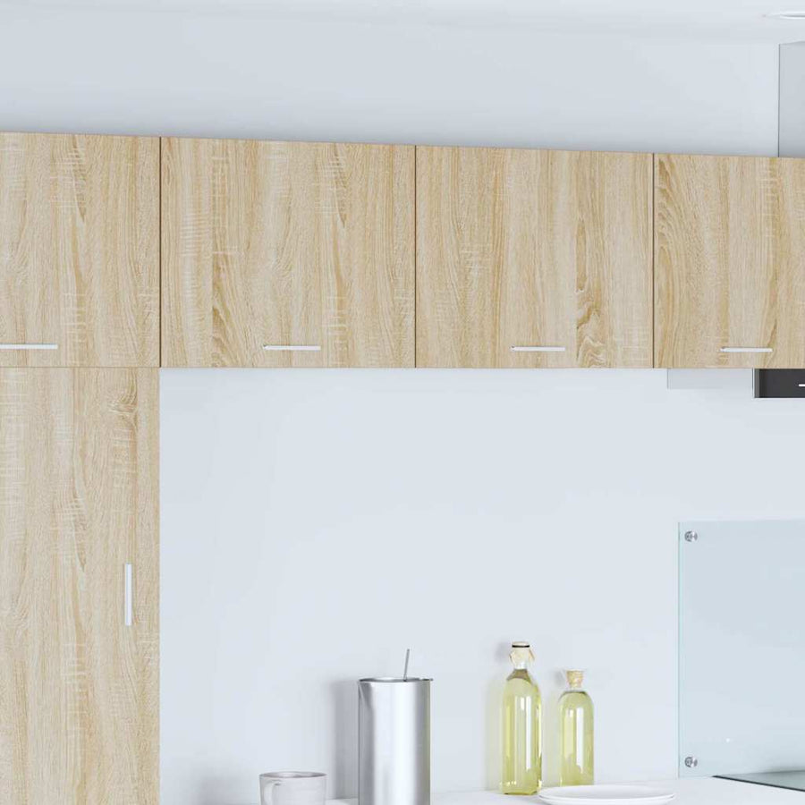 Hangkast met plank Riga 2 pcs Sonoma Eik en Wit 50 x 31 x 40 cm