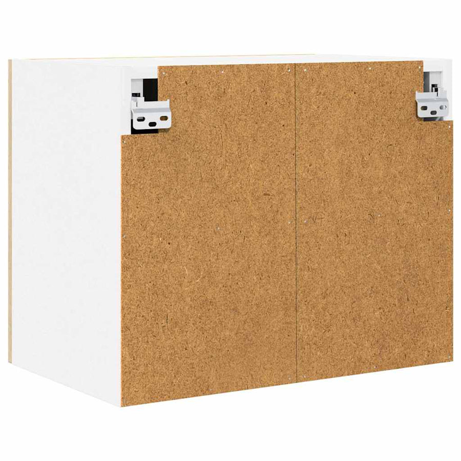 Hangkast met plank Riga 2 pcs Sonoma Eik en Wit 50 x 31 x 40 cm