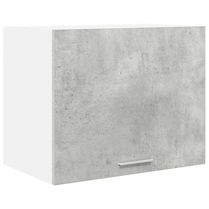 Hangkast Beton Grijs en Wit 50 x 31 x 40 cm Bewerkt hout