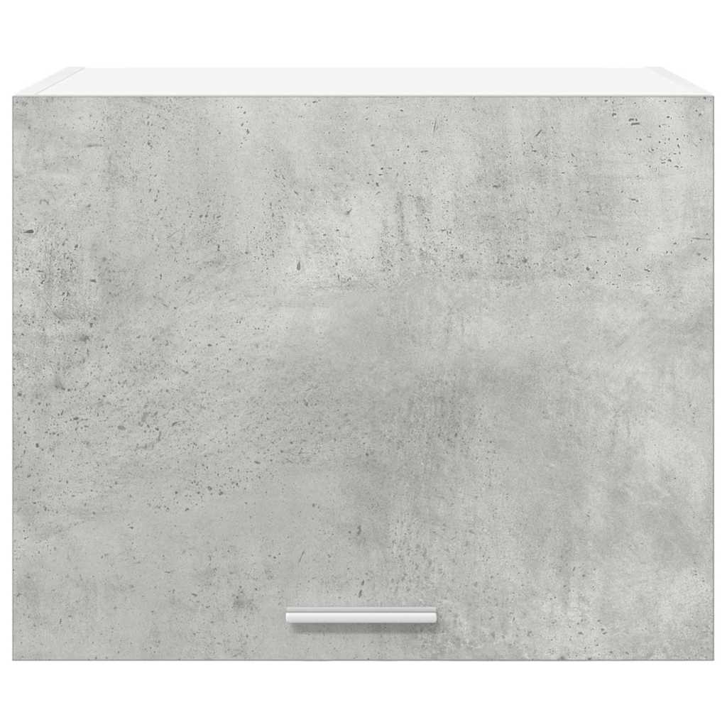 Hangkast Beton Grijs en Wit 50 x 31 x 40 cm Bewerkt hout