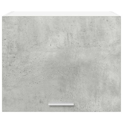 Hangkast Beton Grijs en Wit 50 x 31 x 40 cm Bewerkt hout