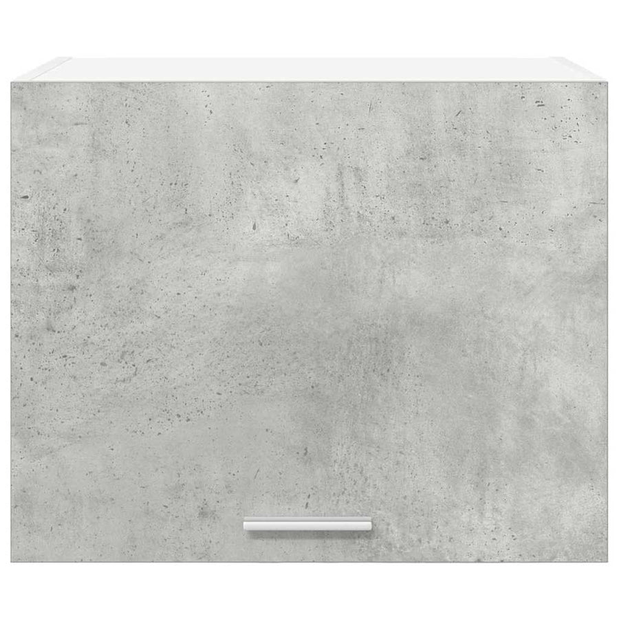 Hangkast Beton Grijs en Wit 50 x 31 x 40 cm Bewerkt hout