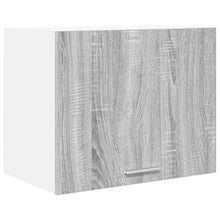 Hangkast Riga Grijs Sonoma en Wit 50 x 31 x 40 cm Bewerkt hout