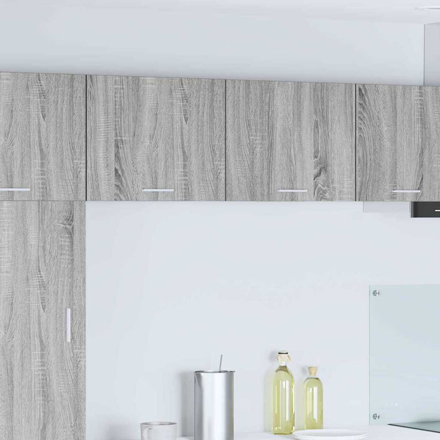 Hangkast Riga 2 pcs Grijs Sonoma en Wit 50 x 31 x 40 cm
