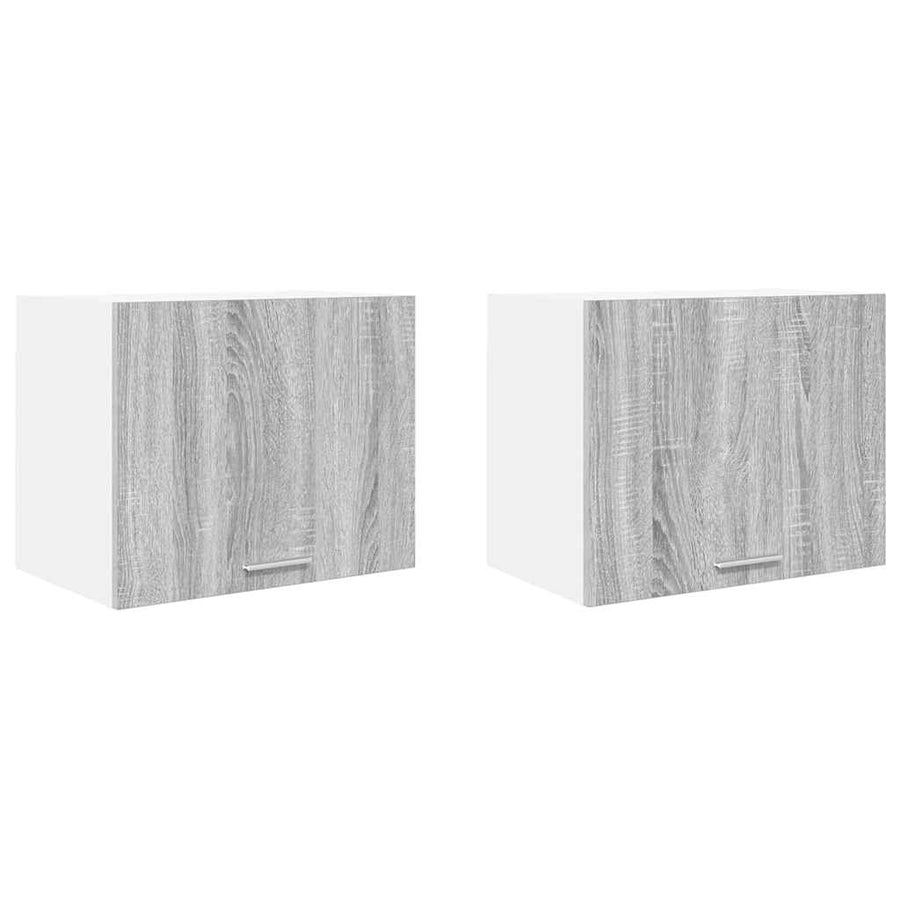 Hangkast Riga 2 pcs Grijs Sonoma en Wit 50 x 31 x 40 cm