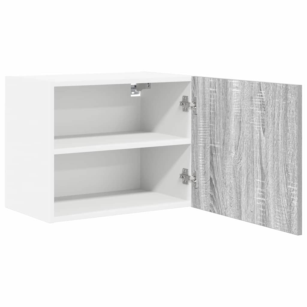 Hangkast Riga 2 pcs Grijs Sonoma en Wit 50 x 31 x 40 cm