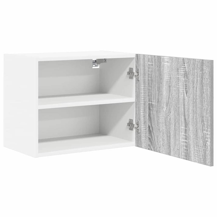 Hangkast Riga 2 pcs Grijs Sonoma en Wit 50 x 31 x 40 cm