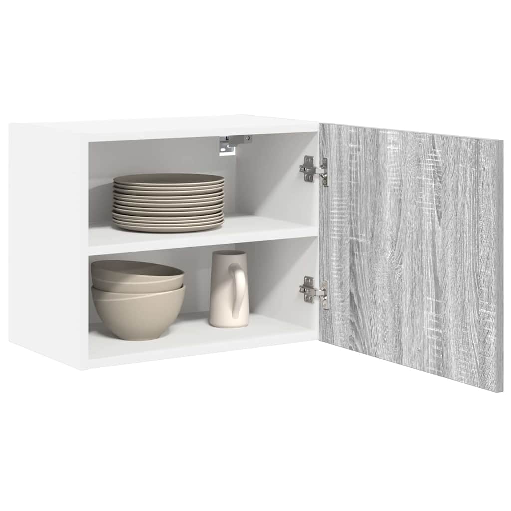 Hangkast Riga 2 pcs Grijs Sonoma en Wit 50 x 31 x 40 cm