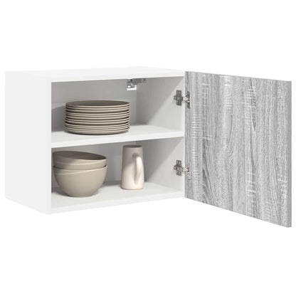 Hangkast Riga 2 pcs Grijs Sonoma en Wit 50 x 31 x 40 cm