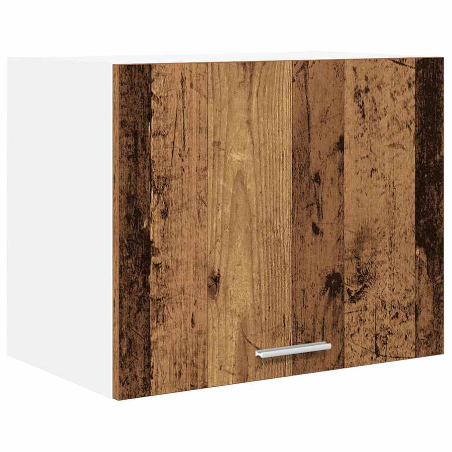Hangkast Riga Oude Hout en Wit 50 x 31 x 40 cm Bewerkt hout