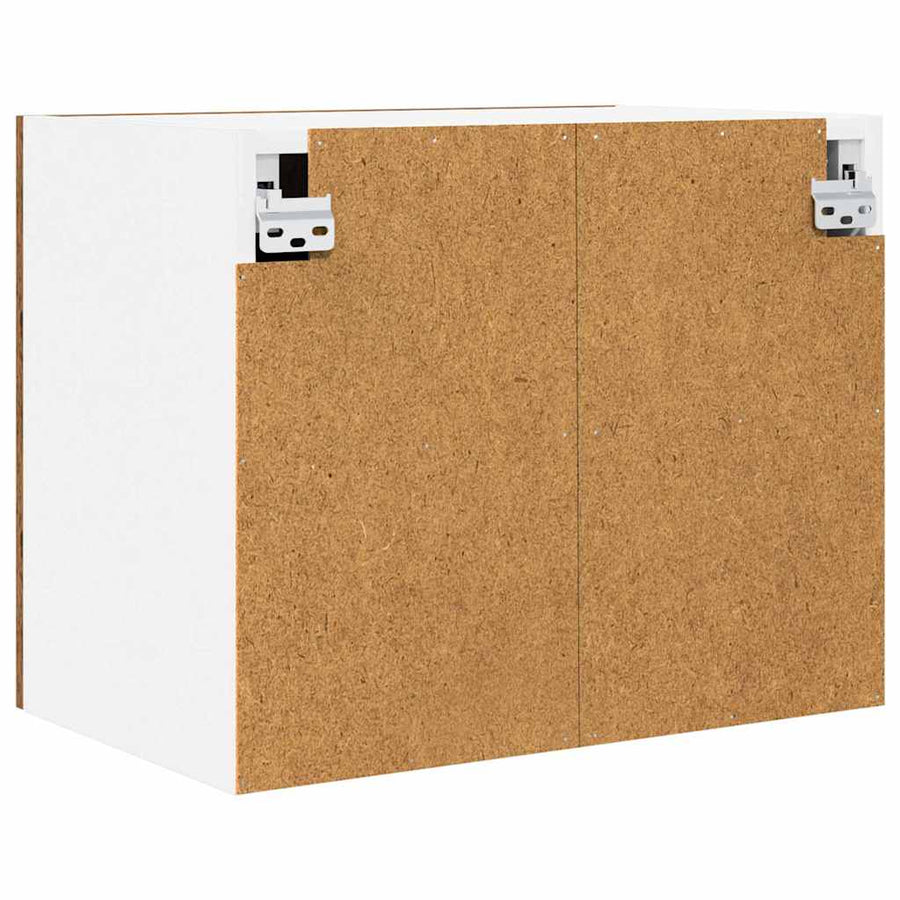 Hangkast met plank Riga 2 pcs Oude Hout en Wit 50 x 31 x 40 cm