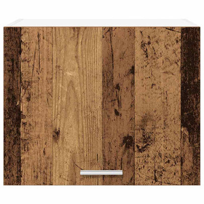 Hangkast met plank Riga 2 pcs Oude Hout en Wit 50 x 31 x 40 cm