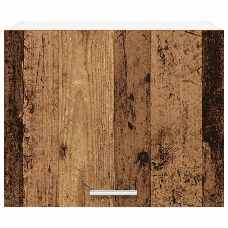 Hangkast met plank Riga 2 pcs Oude Hout en Wit 50 x 31 x 40 cm