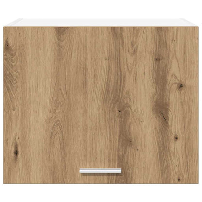 Hangkast Ambachtelijke Eik en Wit 50 x 31 x 40 cm Bewerkt hout