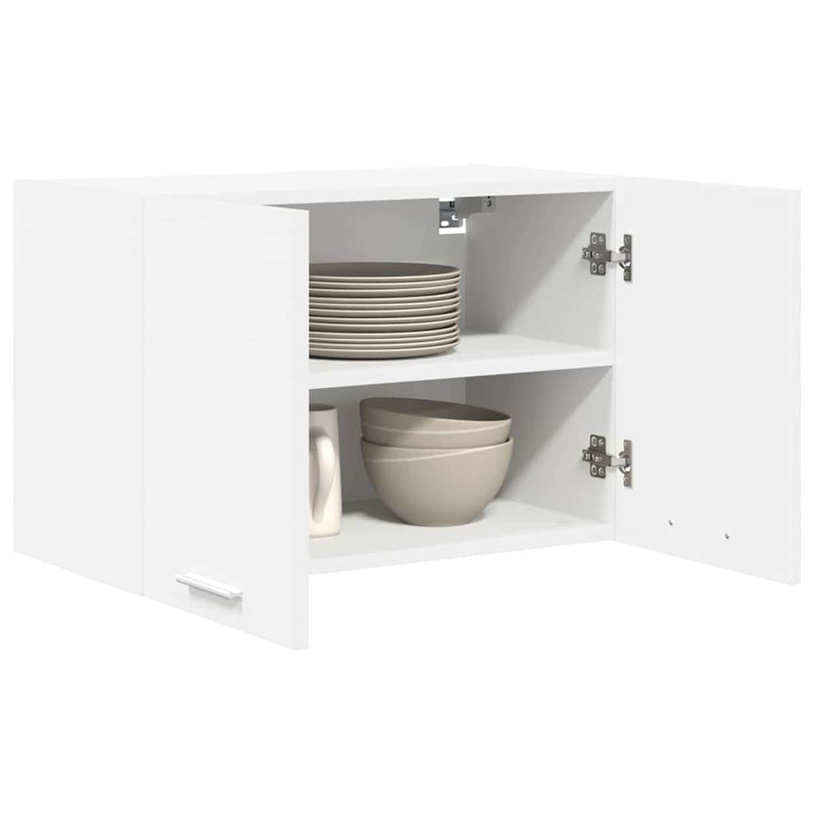 Hangkast met plank Riga 2 pcs Wit 60 x 31 x 40 cm Bewerkt hout