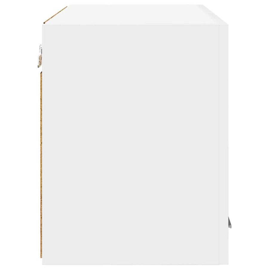 Hangkast met plank Riga 2 pcs Wit 60 x 31 x 40 cm Bewerkt hout
