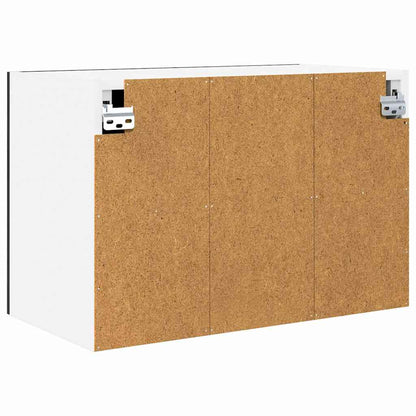 Hangkast met plank Riga 2 pcs Zwarte Eik en Wit 60 x 31 x 40 cm
