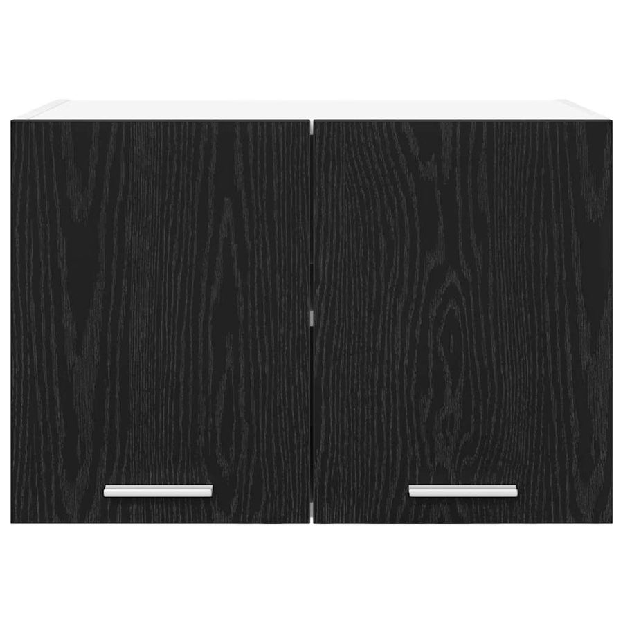 Hangkast met plank Riga 2 pcs Zwarte Eik en Wit 60 x 31 x 40 cm