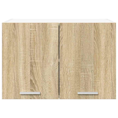 Hangkast Riga Sonoma Eik en Wit 60 x 31 x 40 cm Bewerkt hout