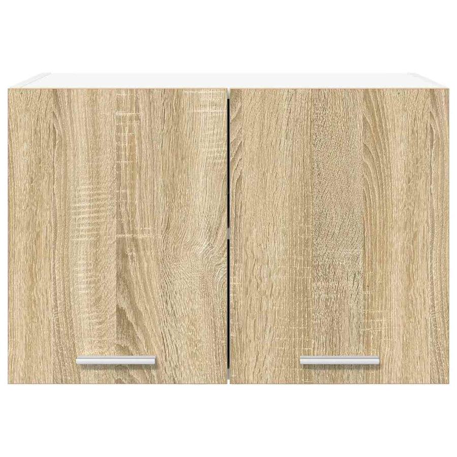 Hangkast met plank Riga 2 pcs Sonoma Eik en Wit 60 x 31 x 40 cm