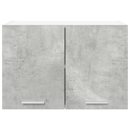 Hangkast Riga 2 pcs Beton Grijs en Wit 60 x 31 x 40 cm