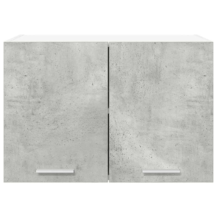 Hangkast Riga 2 pcs Beton Grijs en Wit 60 x 31 x 40 cm