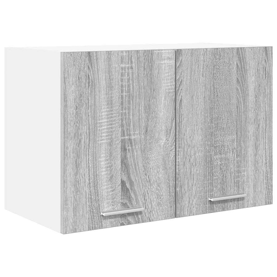 Hangkast Riga 2 pcs Grijs Sonoma en Wit 60 x 31 x 40 cm