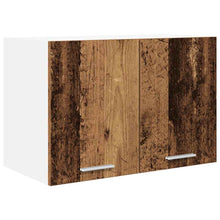 Hangkast Riga Oude Hout en Wit 60 x 31 x 40 cm Bewerkt hout