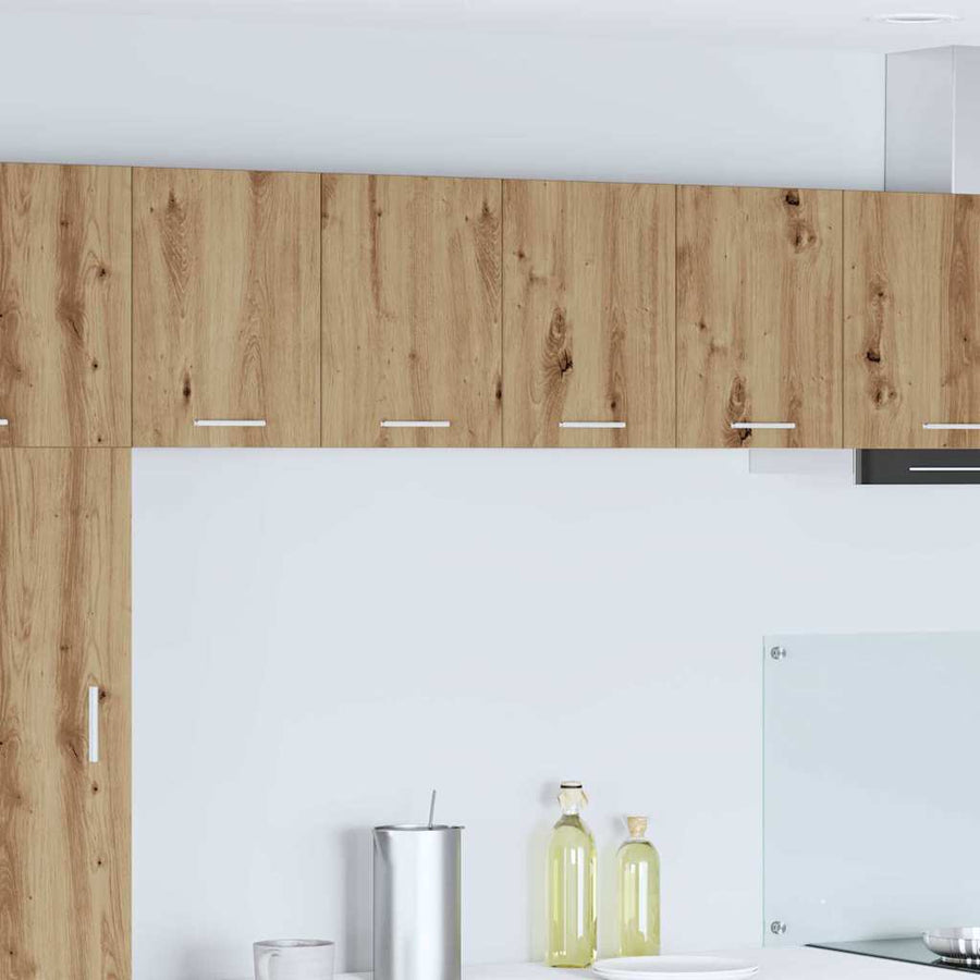 Hangkast Riga 2 pcs Ambachtelijke Eik en Wit 60 x 31 x 40 cm