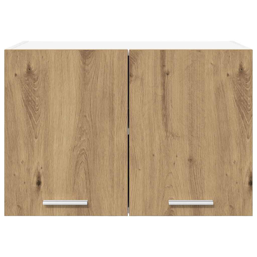Hangkast Riga 2 pcs Ambachtelijke Eik en Wit 60 x 31 x 40 cm