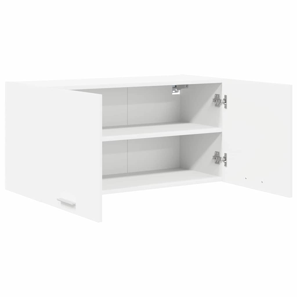 Hangkast met plank Riga Wit 80 x 31 x 40 cm Bewerkt hout