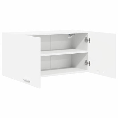 Hangkast met plank Riga Wit 80 x 31 x 40 cm Bewerkt hout