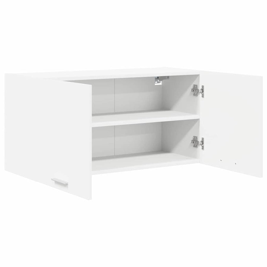 Hangkast met plank Riga Wit 80 x 31 x 40 cm Bewerkt hout